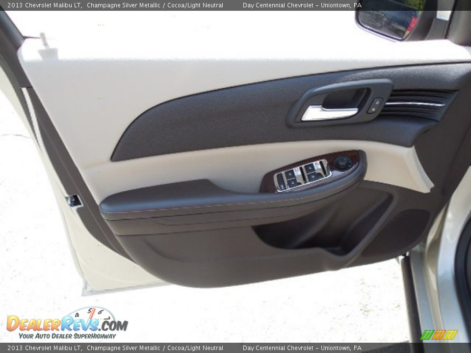 2013 Chevrolet Malibu LT Champagne Silver Metallic / Cocoa/Light Neutral Photo #11