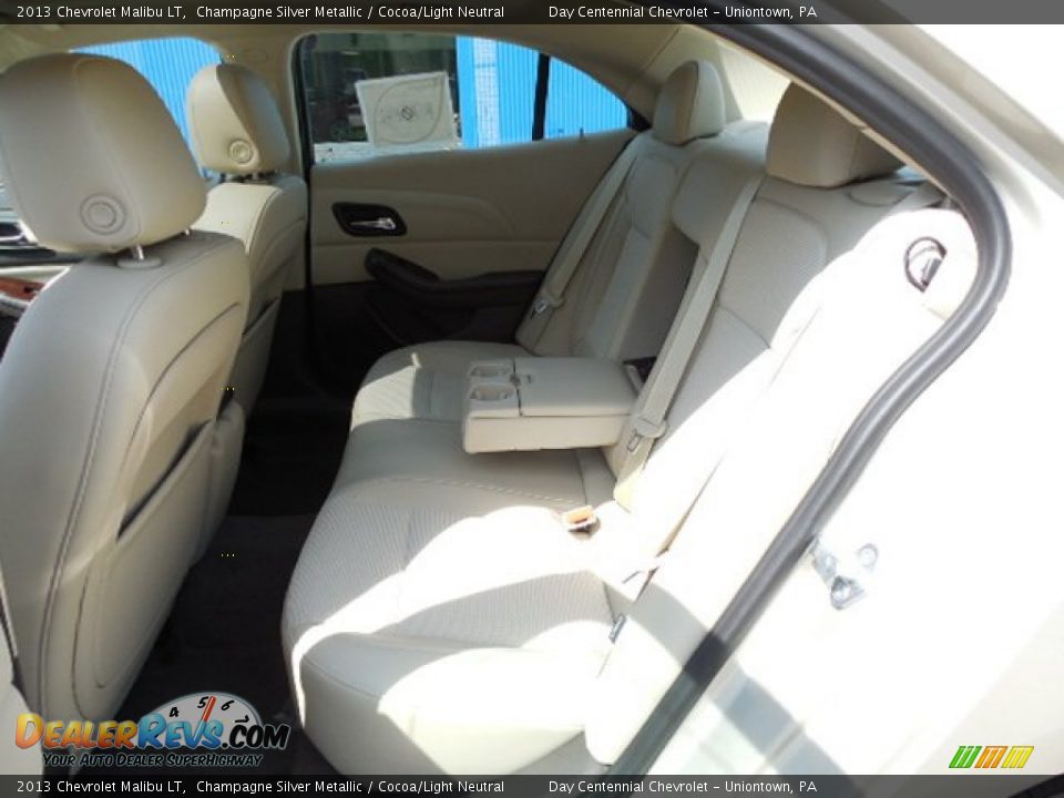 2013 Chevrolet Malibu LT Champagne Silver Metallic / Cocoa/Light Neutral Photo #14