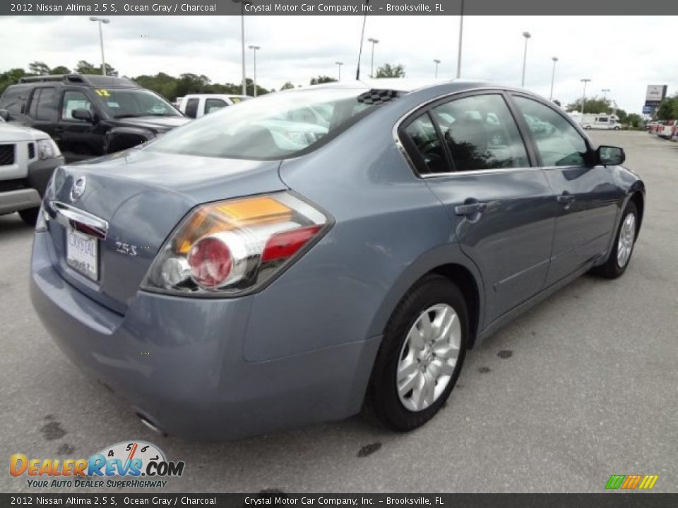 2012 Nissan Altima 2.5 S Ocean Gray / Charcoal Photo #8