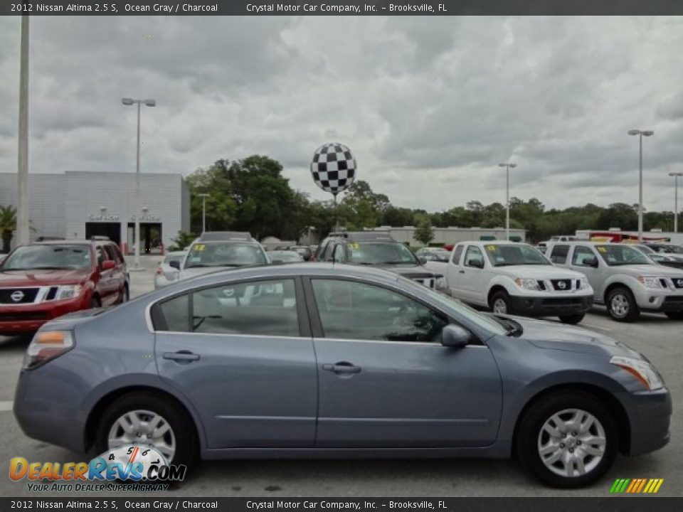 2012 Nissan Altima 2.5 S Ocean Gray / Charcoal Photo #9
