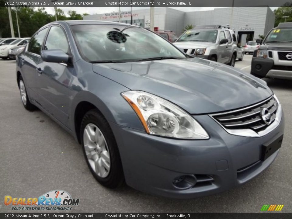 2012 Nissan Altima 2.5 S Ocean Gray / Charcoal Photo #10