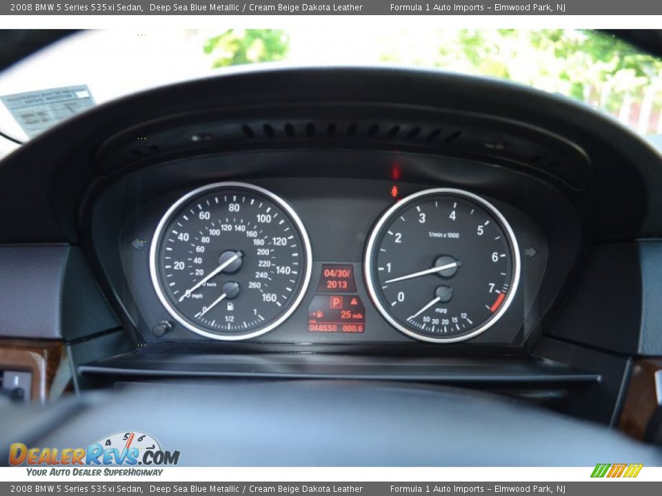 2008 BMW 5 Series 535xi Sedan Gauges Photo #20