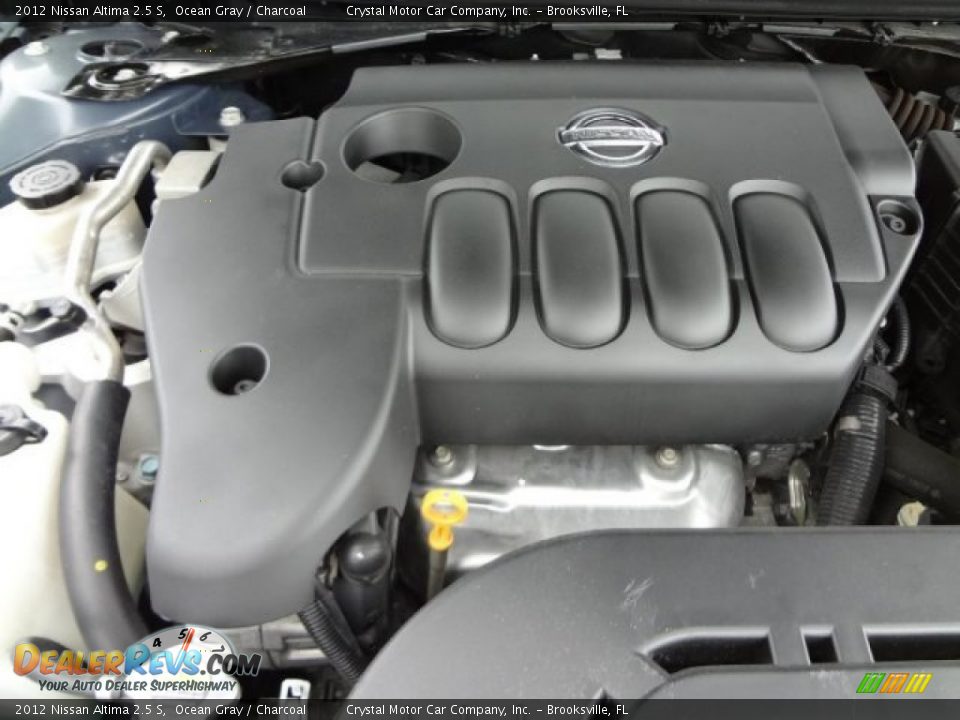2012 Nissan Altima 2.5 S Ocean Gray / Charcoal Photo #16