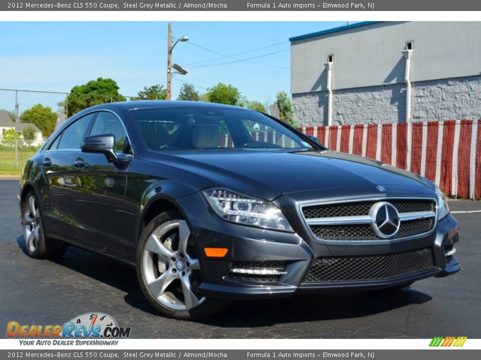 2012 Mercedes-Benz CLS 550 Coupe Steel Grey Metallic / Almond/Mocha Photo #1