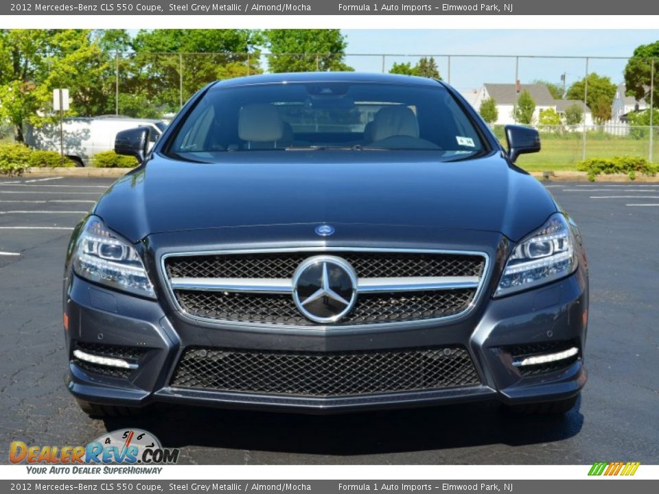 2012 Mercedes-Benz CLS 550 Coupe Steel Grey Metallic / Almond/Mocha Photo #2