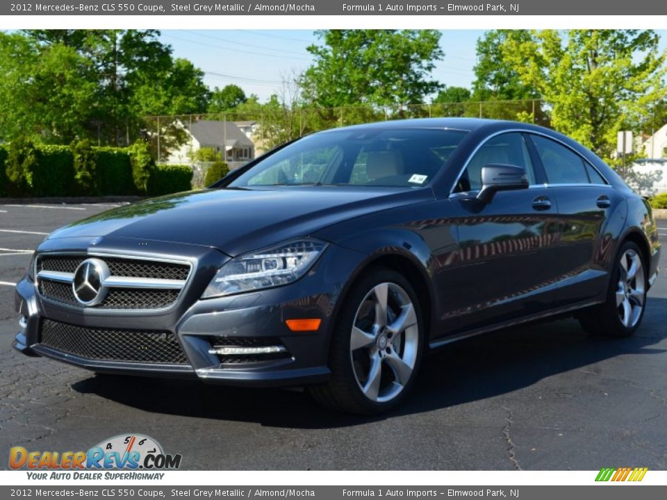 2012 Mercedes-Benz CLS 550 Coupe Steel Grey Metallic / Almond/Mocha Photo #3
