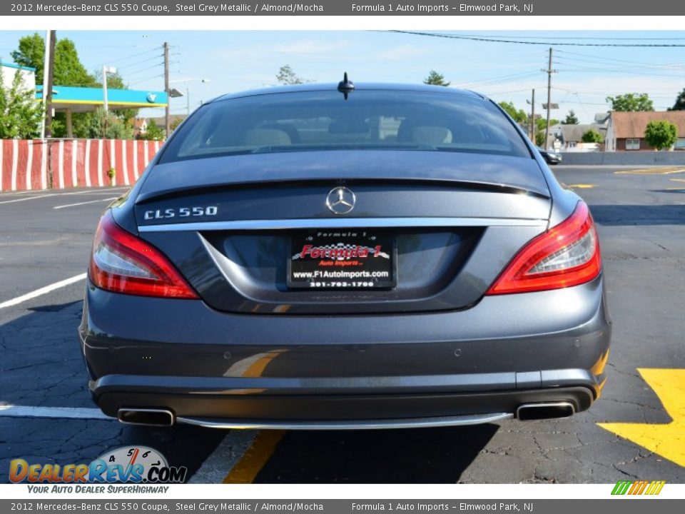 2012 Mercedes-Benz CLS 550 Coupe Steel Grey Metallic / Almond/Mocha Photo #6