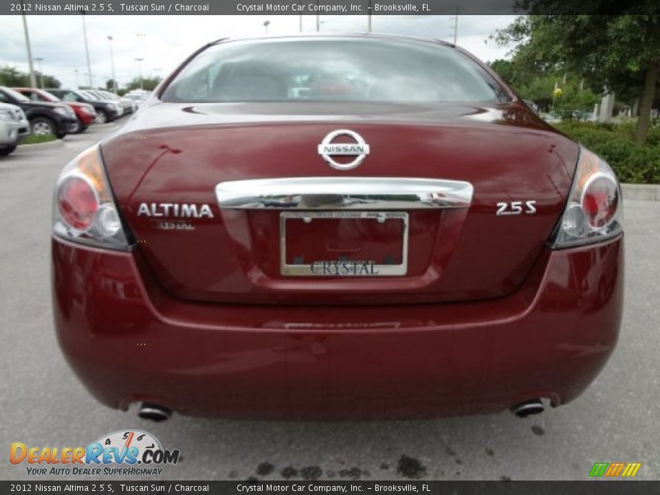 2012 Nissan Altima 2.5 S Tuscan Sun / Charcoal Photo #7
