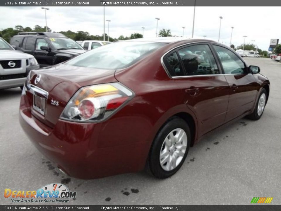 2012 Nissan Altima 2.5 S Tuscan Sun / Charcoal Photo #8