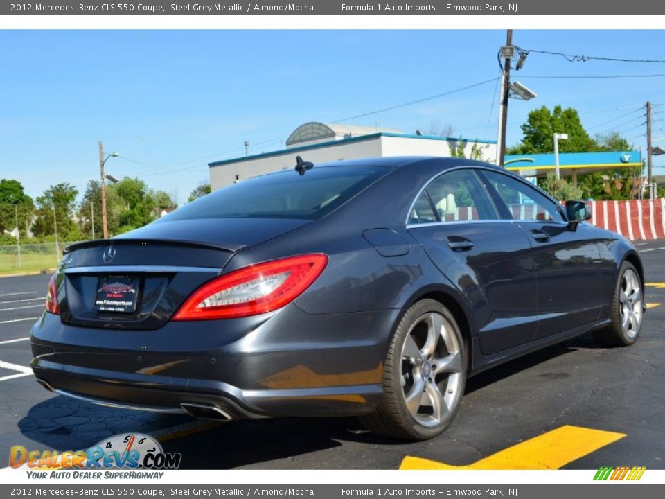 2012 Mercedes-Benz CLS 550 Coupe Steel Grey Metallic / Almond/Mocha Photo #7