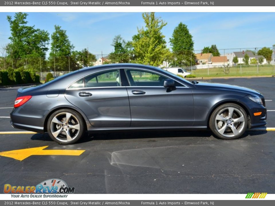 2012 Mercedes-Benz CLS 550 Coupe Steel Grey Metallic / Almond/Mocha Photo #8