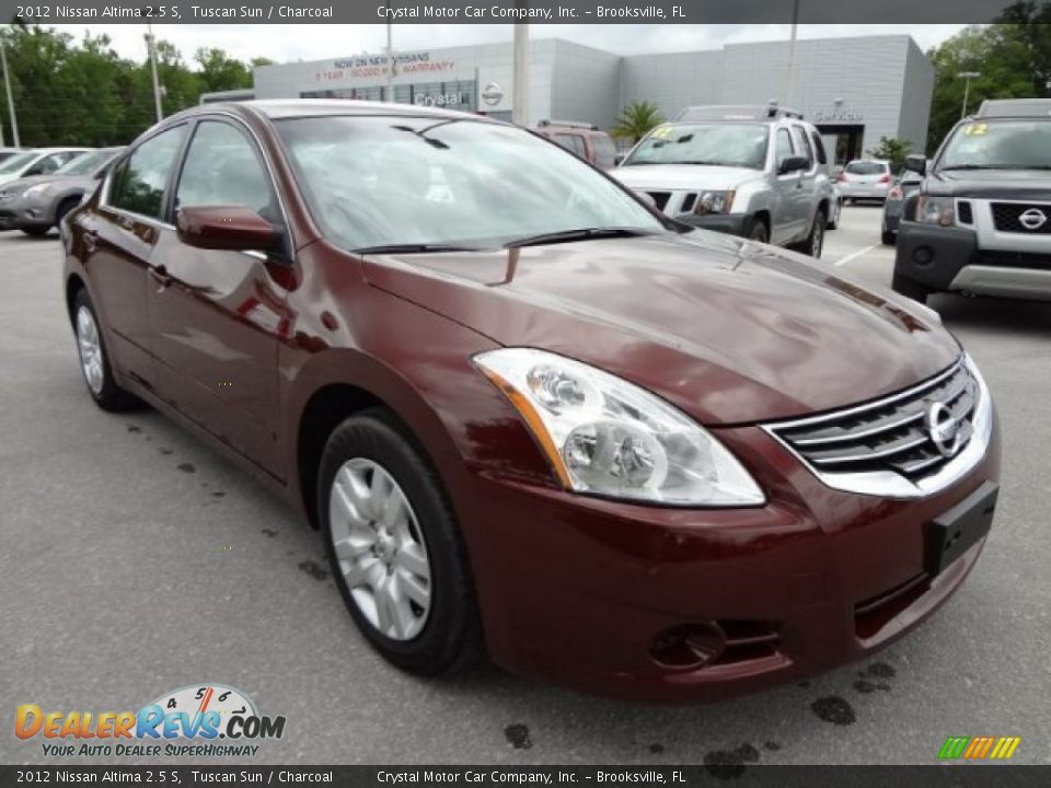 2012 Nissan Altima 2.5 S Tuscan Sun / Charcoal Photo #10