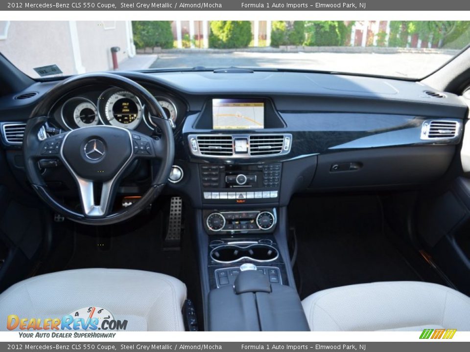 2012 Mercedes-Benz CLS 550 Coupe Steel Grey Metallic / Almond/Mocha Photo #9