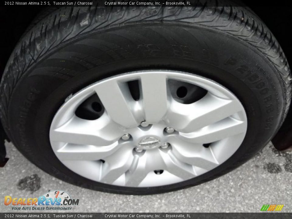 2012 Nissan Altima 2.5 S Tuscan Sun / Charcoal Photo #14