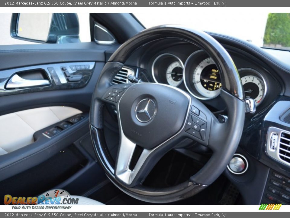 2012 Mercedes-Benz CLS 550 Coupe Steel Grey Metallic / Almond/Mocha Photo #18
