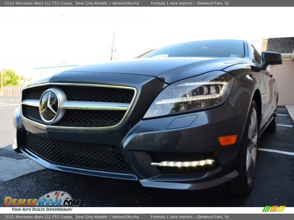 2012 Mercedes-Benz CLS 550 Coupe Steel Grey Metallic / Almond/Mocha Photo #33
