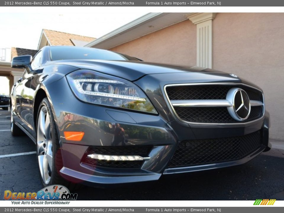 2012 Mercedes-Benz CLS 550 Coupe Steel Grey Metallic / Almond/Mocha Photo #34