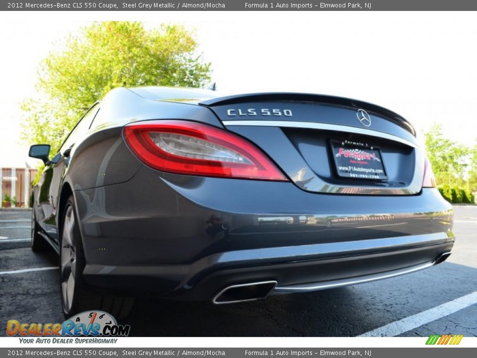 2012 Mercedes-Benz CLS 550 Coupe Steel Grey Metallic / Almond/Mocha Photo #36