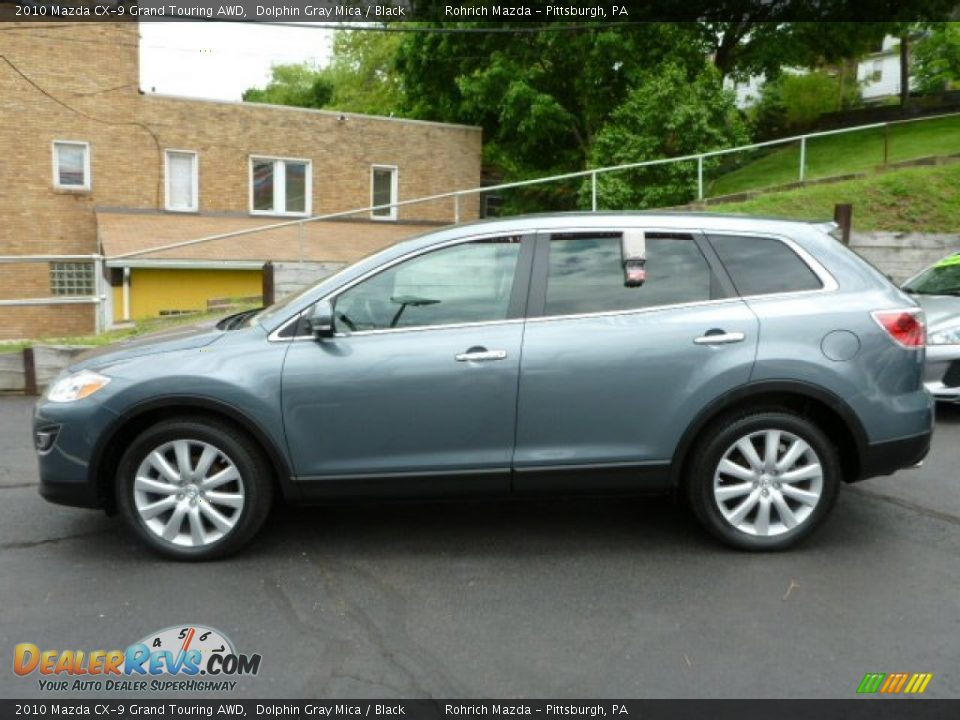 2010 Mazda CX-9 Grand Touring AWD Dolphin Gray Mica / Black Photo #2