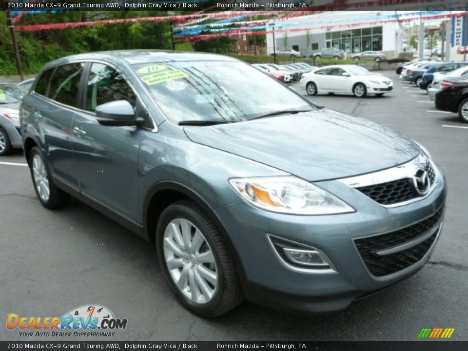 2010 Mazda CX-9 Grand Touring AWD Dolphin Gray Mica / Black Photo #3