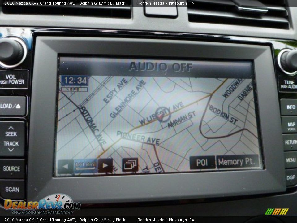 2010 Mazda CX-9 Grand Touring AWD Dolphin Gray Mica / Black Photo #7