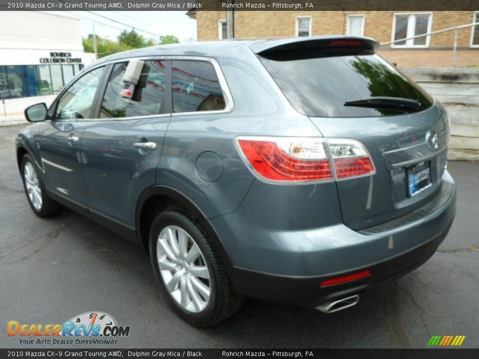 2010 Mazda CX-9 Grand Touring AWD Dolphin Gray Mica / Black Photo #10