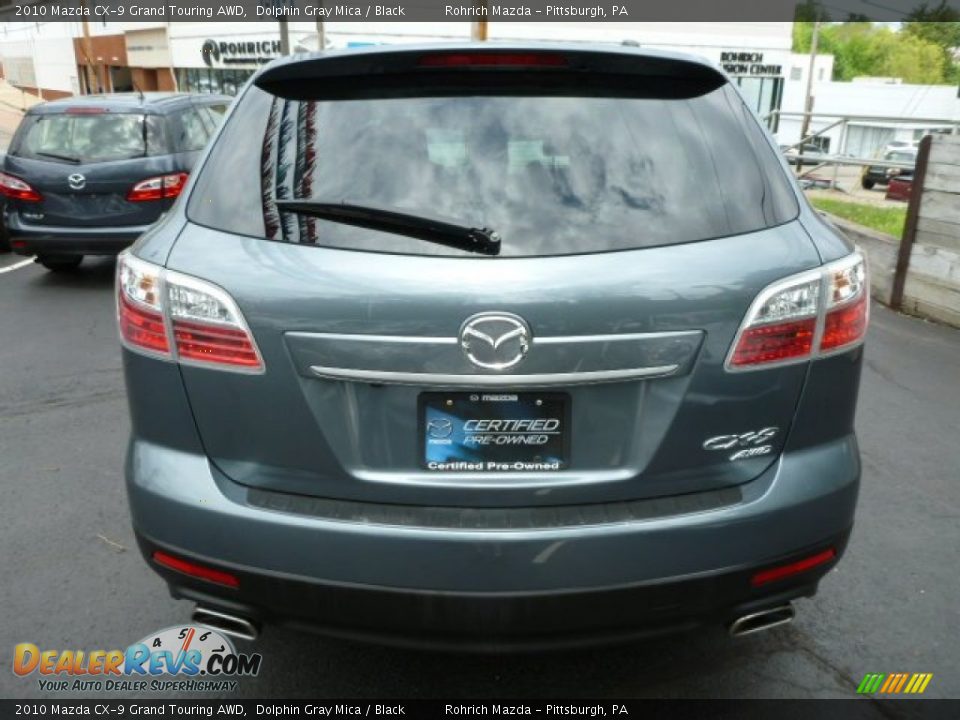 2010 Mazda CX-9 Grand Touring AWD Dolphin Gray Mica / Black Photo #11