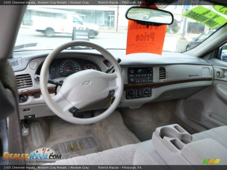 2005 Chevrolet Impala Medium Gray Metallic / Medium Gray Photo #6