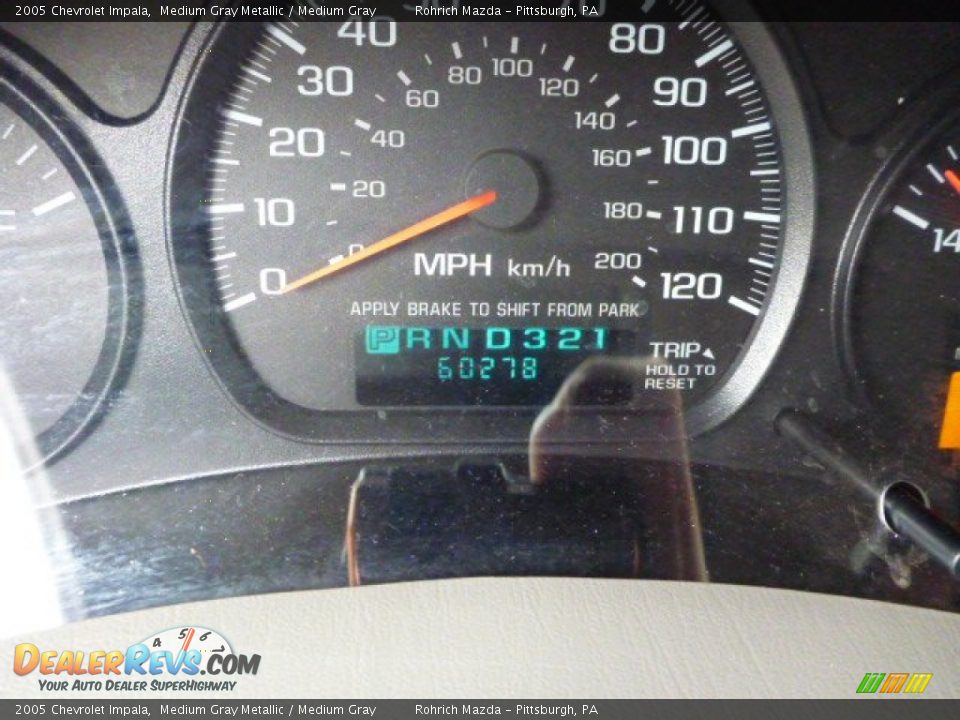 2005 Chevrolet Impala Medium Gray Metallic / Medium Gray Photo #9