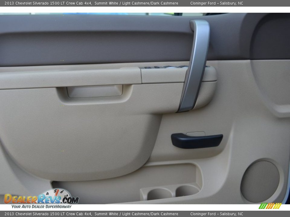 2013 Chevrolet Silverado 1500 LT Crew Cab 4x4 Summit White / Light Cashmere/Dark Cashmere Photo #8