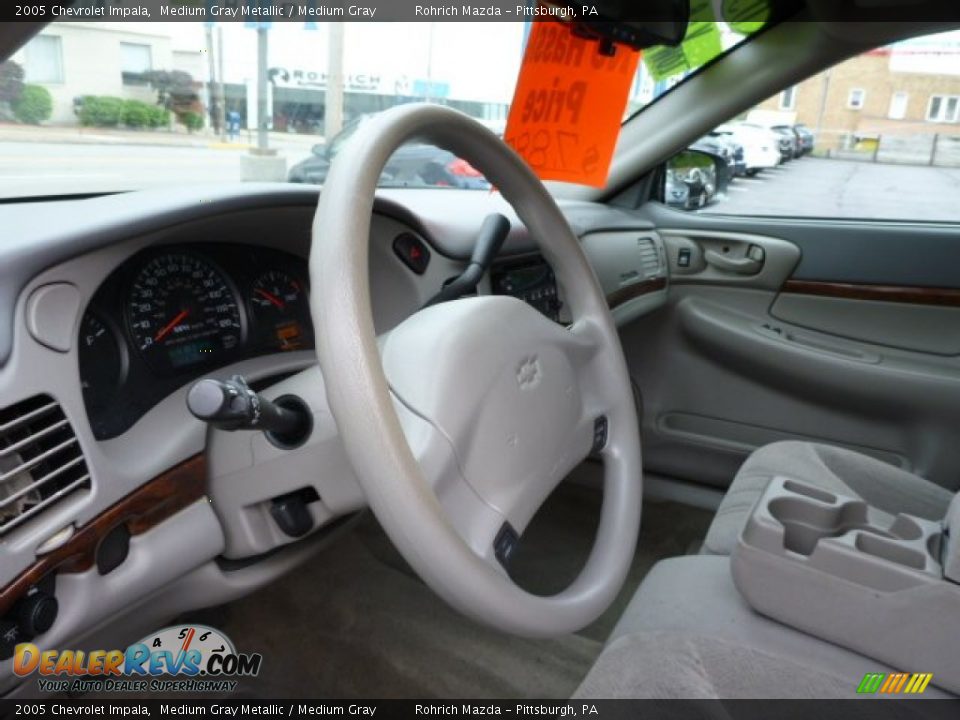 2005 Chevrolet Impala Medium Gray Metallic / Medium Gray Photo #17