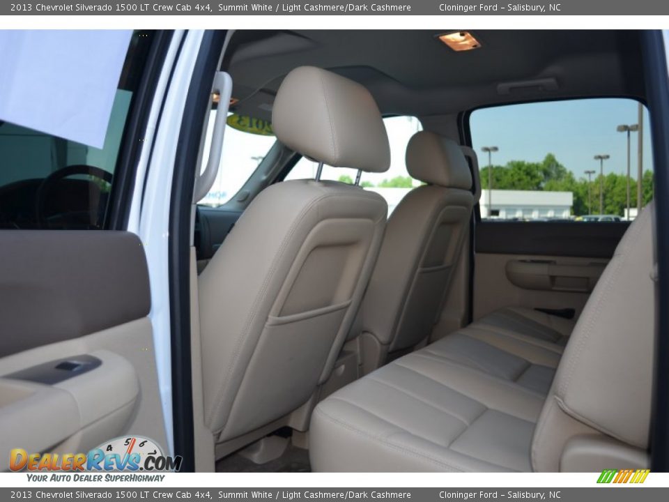 2013 Chevrolet Silverado 1500 LT Crew Cab 4x4 Summit White / Light Cashmere/Dark Cashmere Photo #12