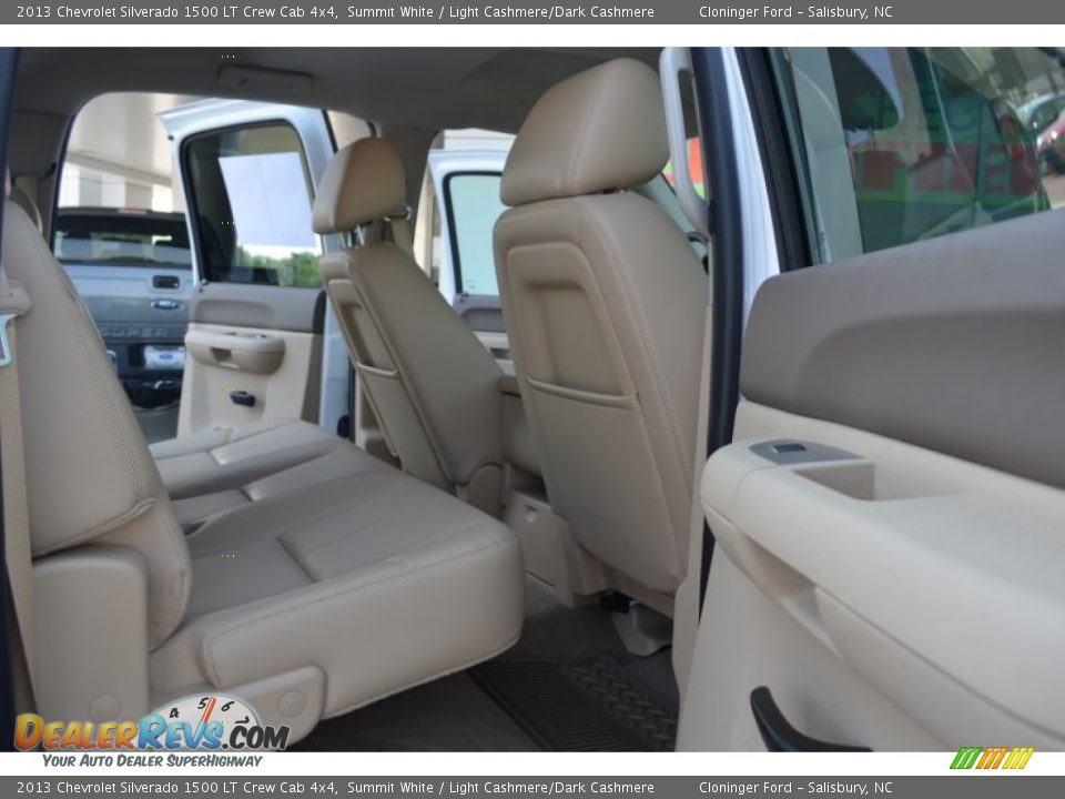 2013 Chevrolet Silverado 1500 LT Crew Cab 4x4 Summit White / Light Cashmere/Dark Cashmere Photo #13
