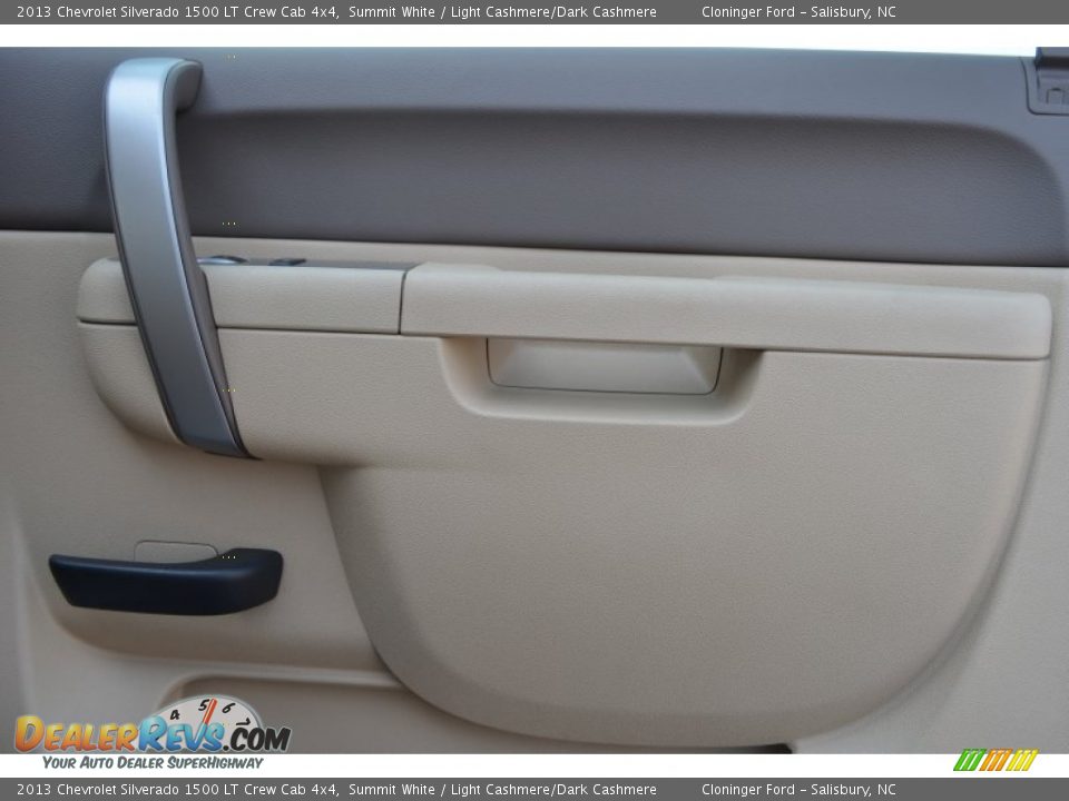 2013 Chevrolet Silverado 1500 LT Crew Cab 4x4 Summit White / Light Cashmere/Dark Cashmere Photo #16