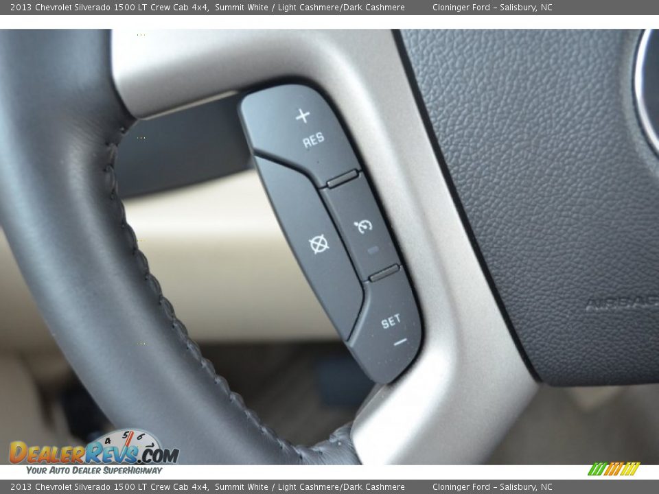 2013 Chevrolet Silverado 1500 LT Crew Cab 4x4 Summit White / Light Cashmere/Dark Cashmere Photo #23