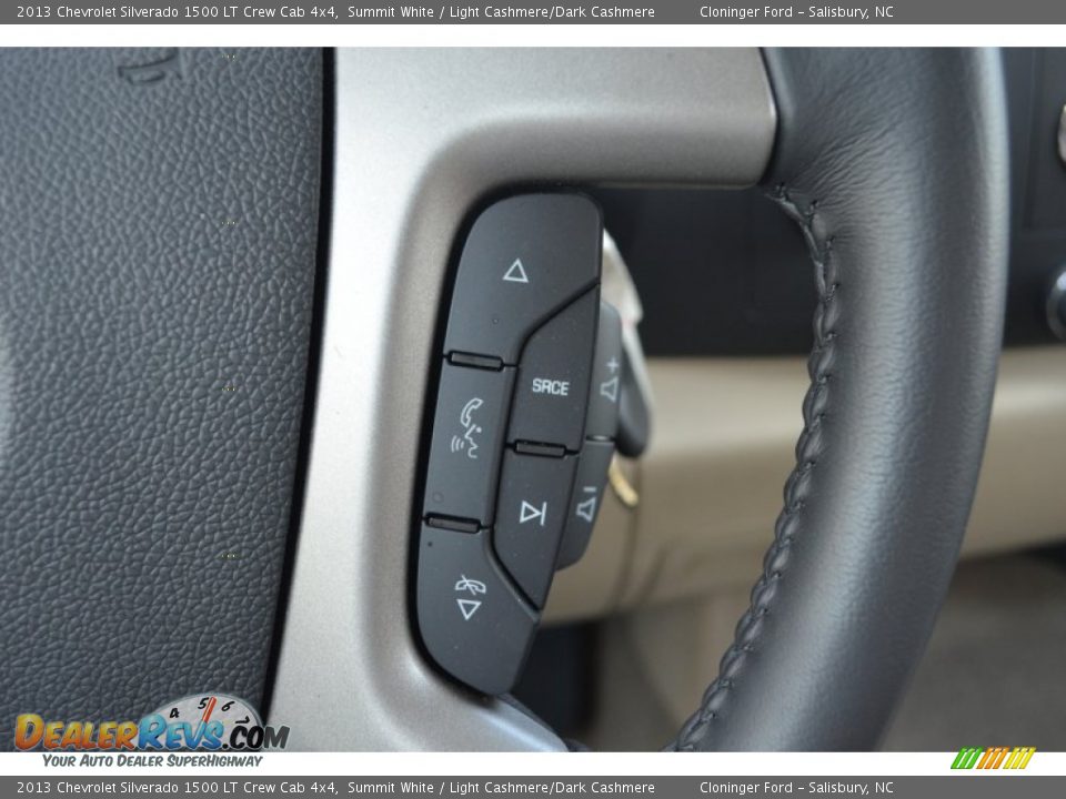 2013 Chevrolet Silverado 1500 LT Crew Cab 4x4 Summit White / Light Cashmere/Dark Cashmere Photo #24