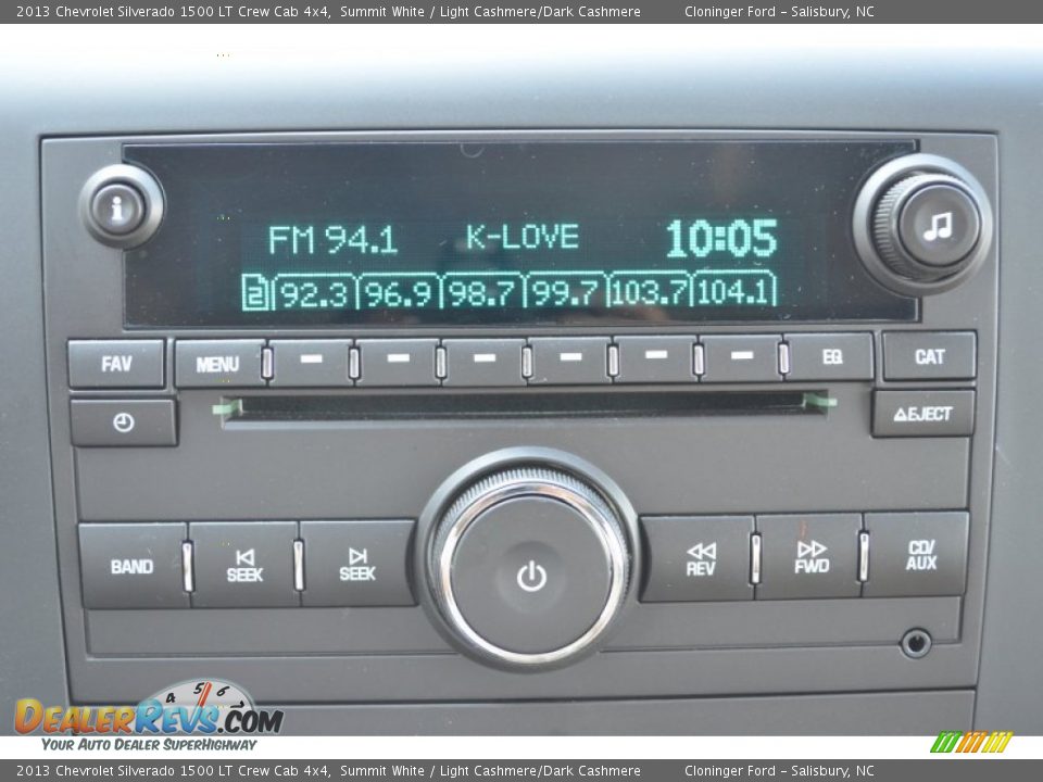 2013 Chevrolet Silverado 1500 LT Crew Cab 4x4 Summit White / Light Cashmere/Dark Cashmere Photo #28