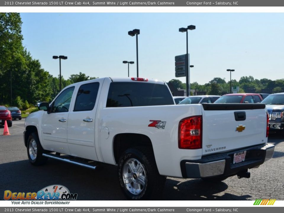 2013 Chevrolet Silverado 1500 LT Crew Cab 4x4 Summit White / Light Cashmere/Dark Cashmere Photo #33