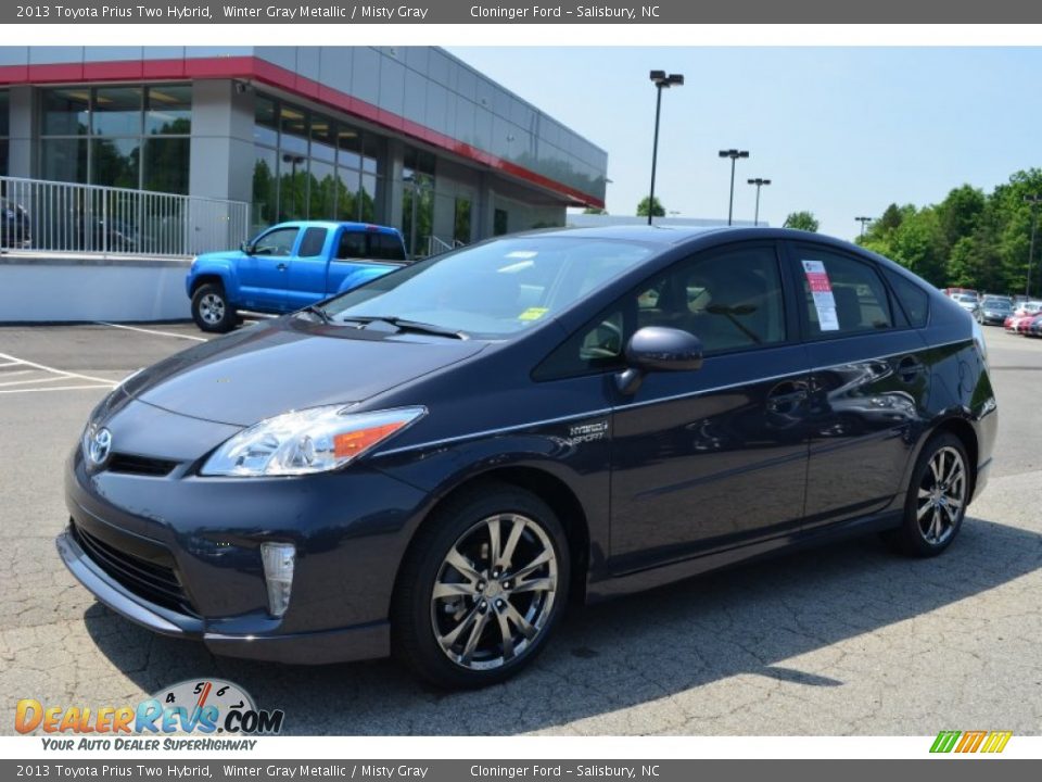 2013 Toyota Prius Two Hybrid Winter Gray Metallic / Misty Gray Photo #1