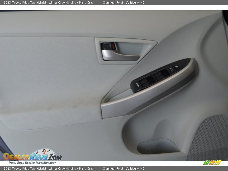 2013 Toyota Prius Two Hybrid Winter Gray Metallic / Misty Gray Photo #4