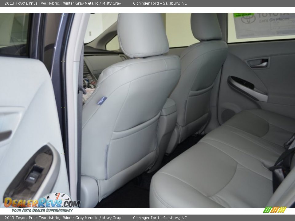 2013 Toyota Prius Two Hybrid Winter Gray Metallic / Misty Gray Photo #8