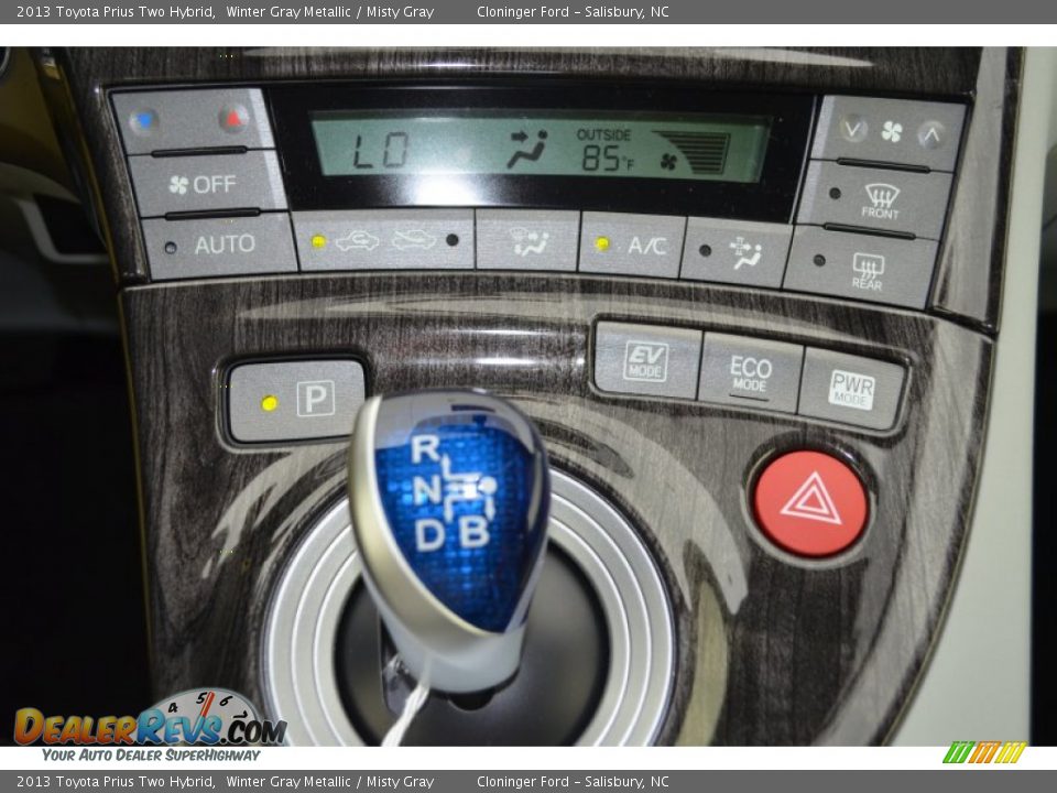 2013 Toyota Prius Two Hybrid Winter Gray Metallic / Misty Gray Photo #13
