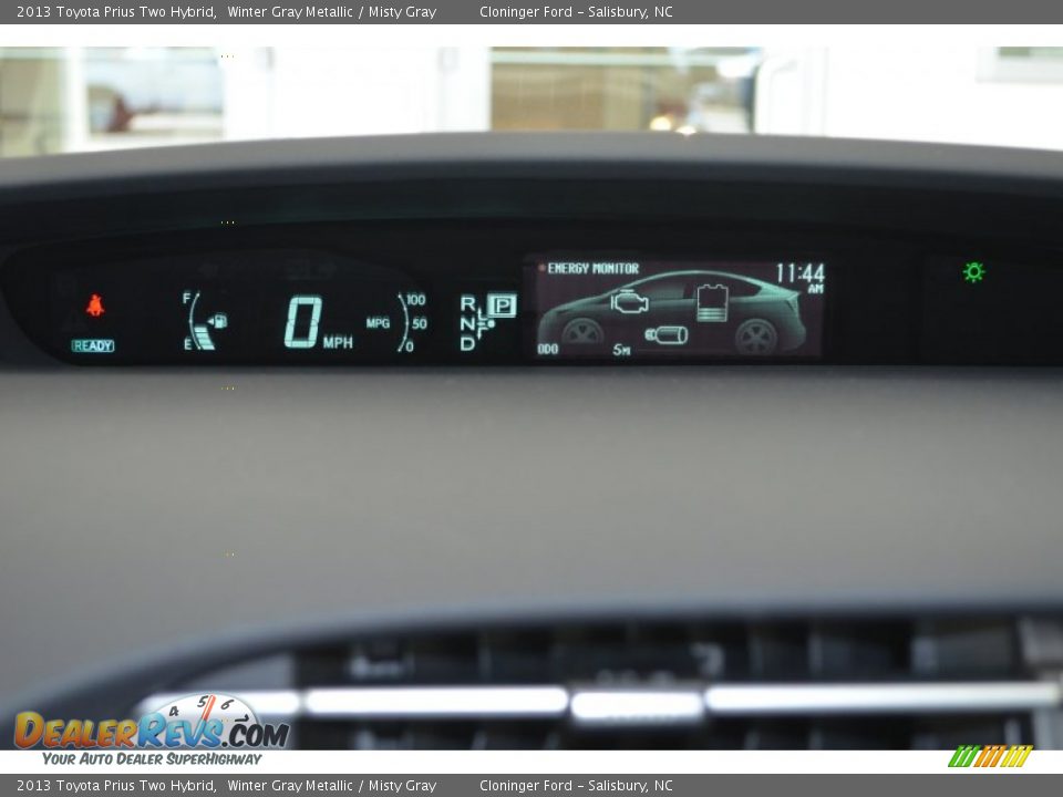 2013 Toyota Prius Two Hybrid Winter Gray Metallic / Misty Gray Photo #14