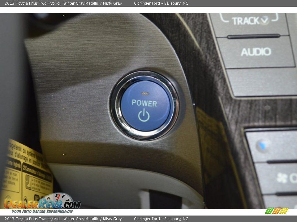 2013 Toyota Prius Two Hybrid Winter Gray Metallic / Misty Gray Photo #15