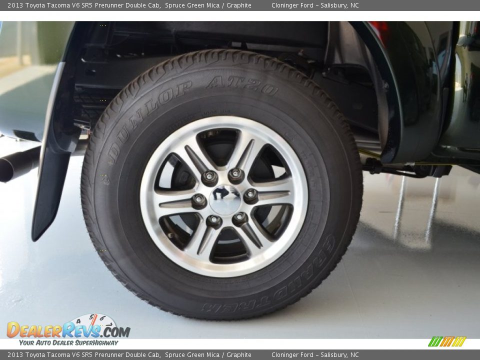 2013 Toyota Tacoma V6 SR5 Prerunner Double Cab Spruce Green Mica / Graphite Photo #9