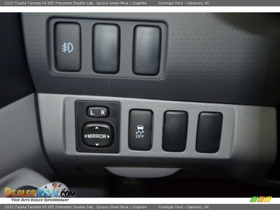 2013 Toyota Tacoma V6 SR5 Prerunner Double Cab Spruce Green Mica / Graphite Photo #11