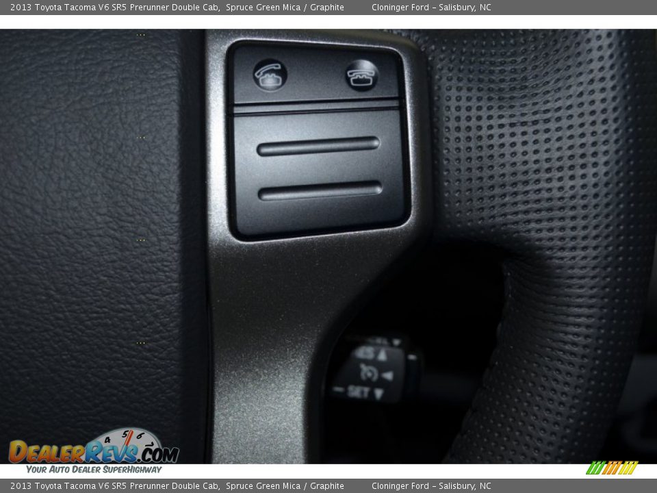 2013 Toyota Tacoma V6 SR5 Prerunner Double Cab Spruce Green Mica / Graphite Photo #13
