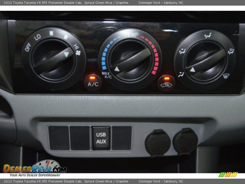 2013 Toyota Tacoma V6 SR5 Prerunner Double Cab Spruce Green Mica / Graphite Photo #16