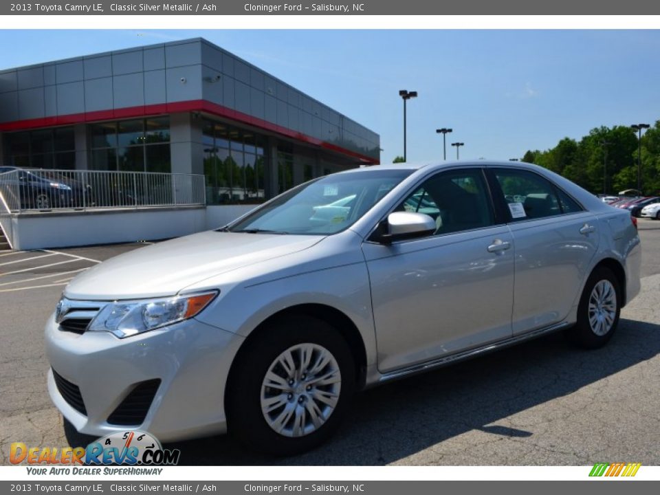 2013 Toyota Camry LE Classic Silver Metallic / Ash Photo #1