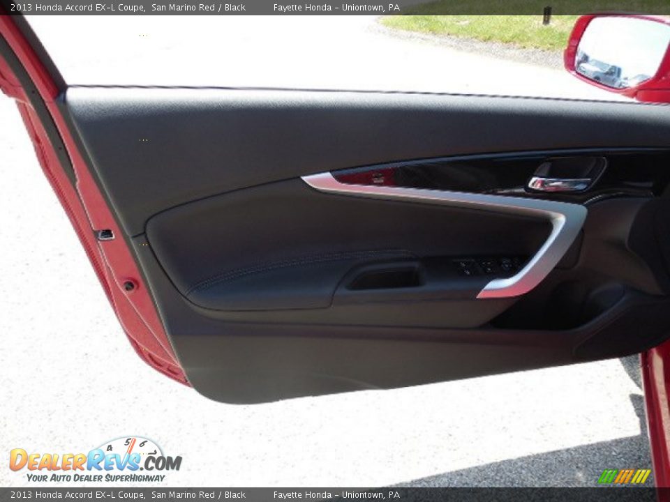 2013 Honda Accord EX-L Coupe San Marino Red / Black Photo #6